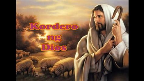 kordero ng diyos lyrics english version